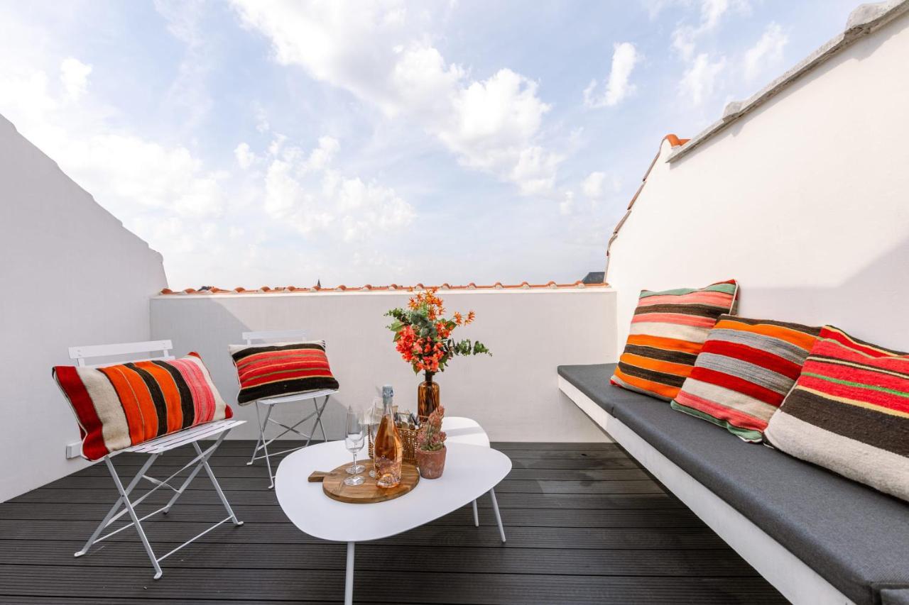 Duplex-Apartment With Terrace On Top Location In Gent Exterior foto