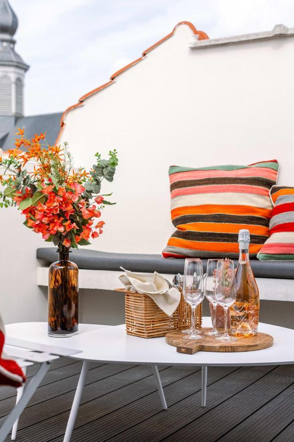 Duplex-Apartment With Terrace On Top Location In Gent Exterior foto