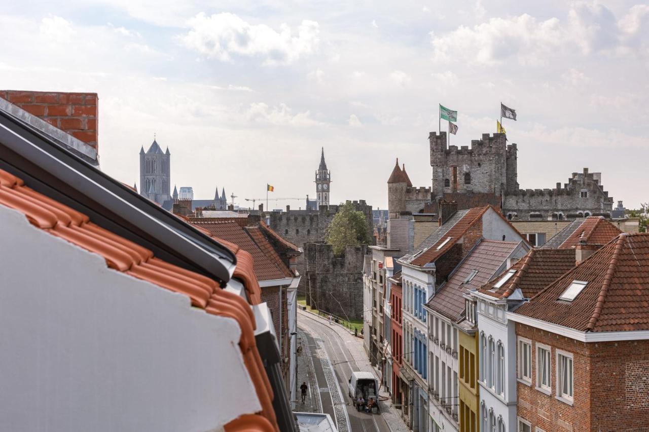 Duplex-Apartment With Terrace On Top Location In Gent Exterior foto