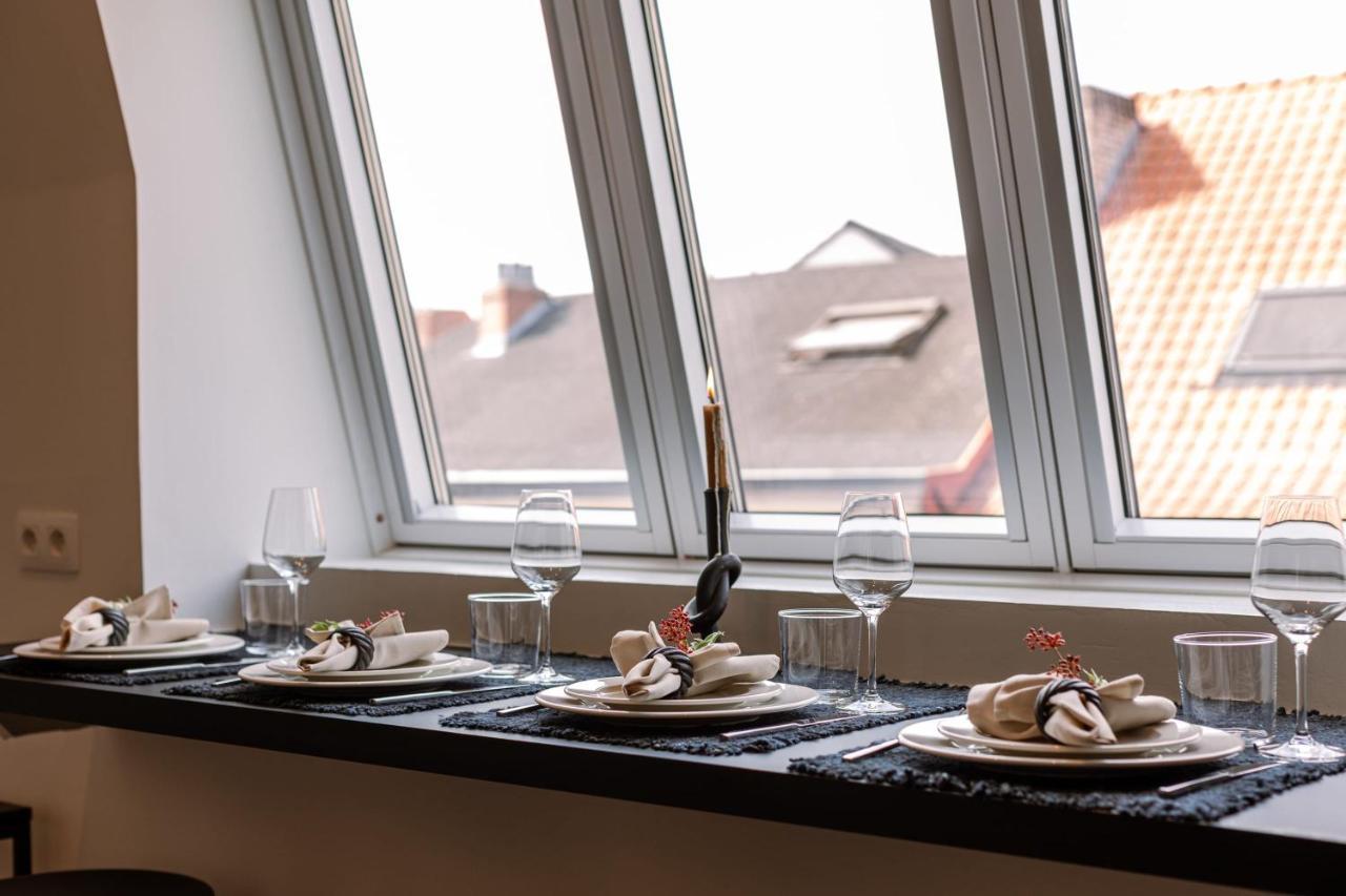 Duplex-Apartment With Terrace On Top Location In Gent Exterior foto