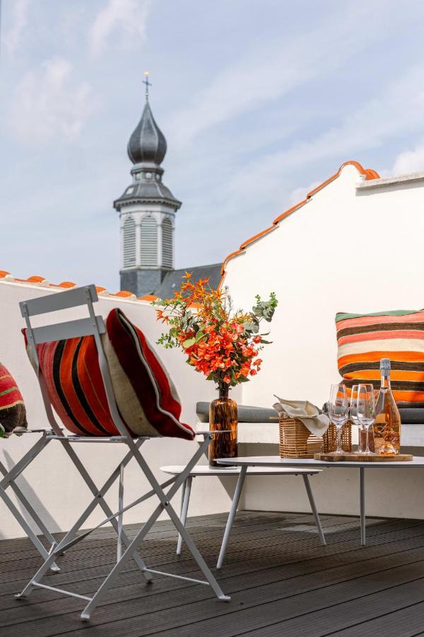 Duplex-Apartment With Terrace On Top Location In Gent Exterior foto